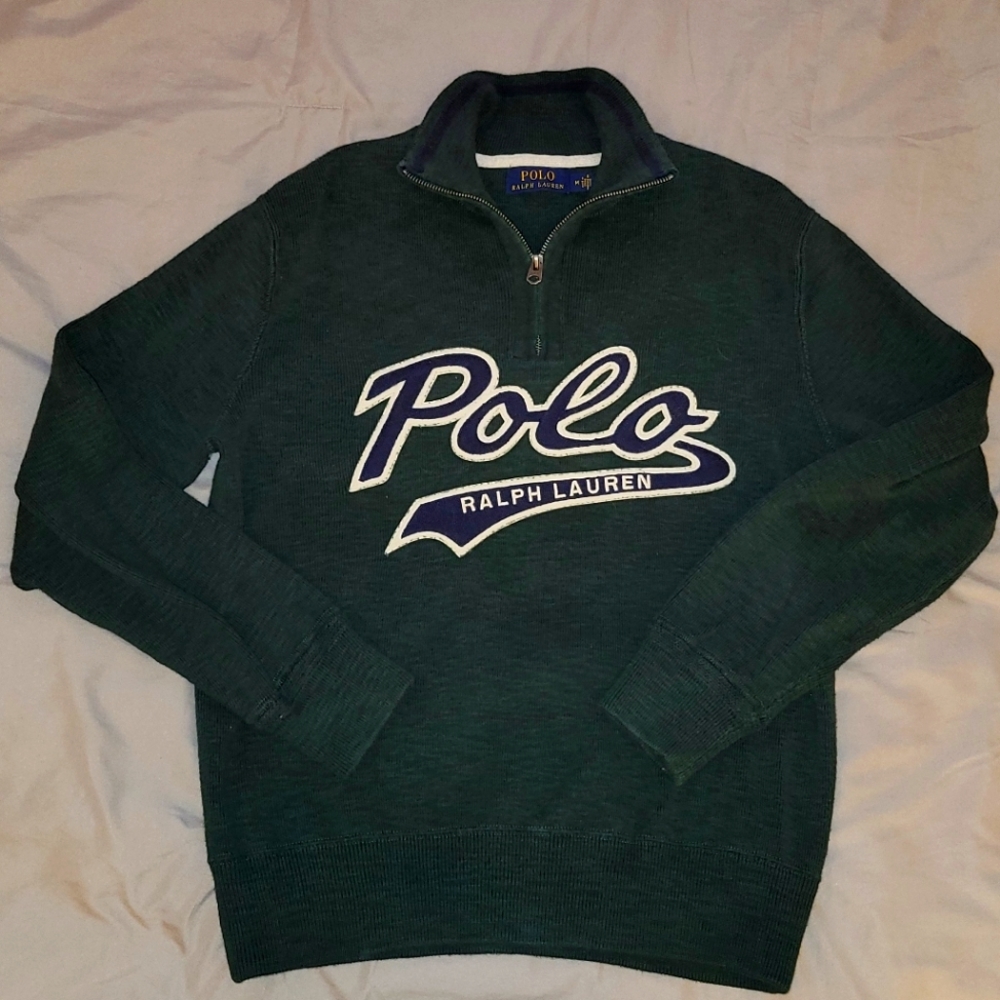 Polo Ralph lauren Green sweater knitwear